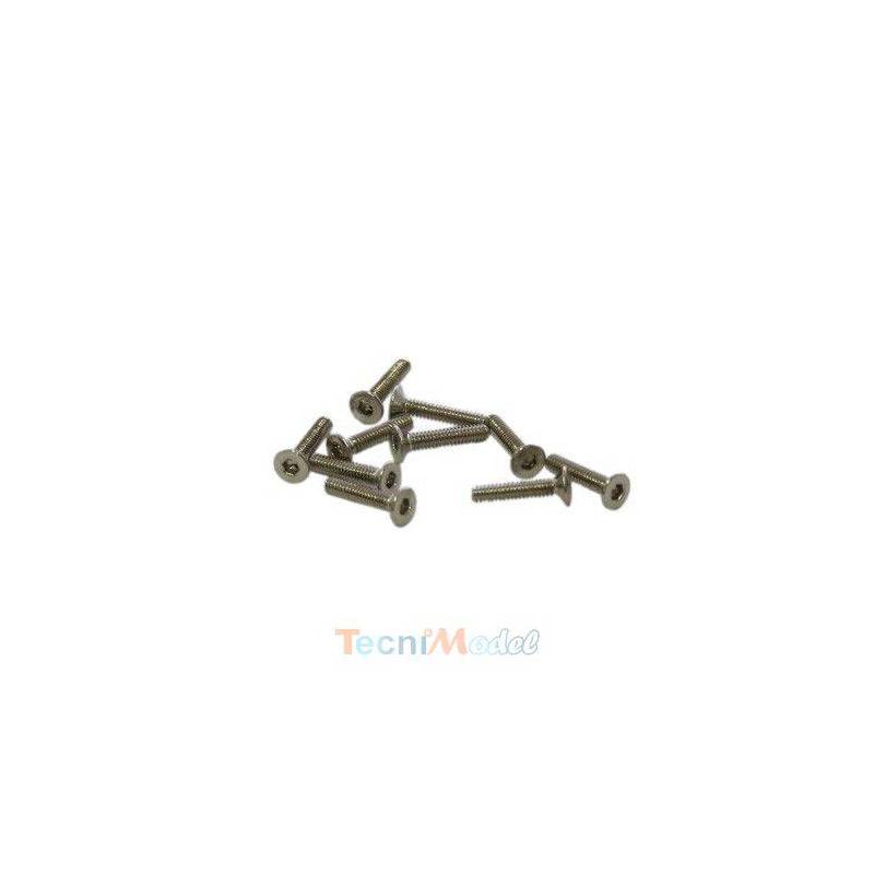 Vis TFHC M2x10mm (x10) Acier Zingué MODELIX UR161210