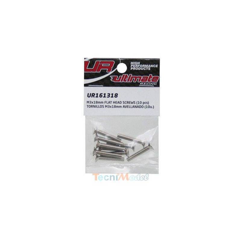 Vis TFHC M3x18mm (x10) Acier Zingué