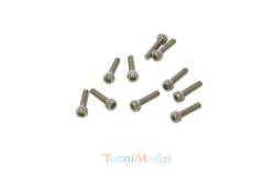 Vis TCHC M2.5x10mm (x10) Acier Zingué MODELIX UR1632510