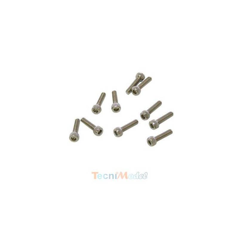 Vis TCHC M2.5x10mm (x10) Acier Zingué