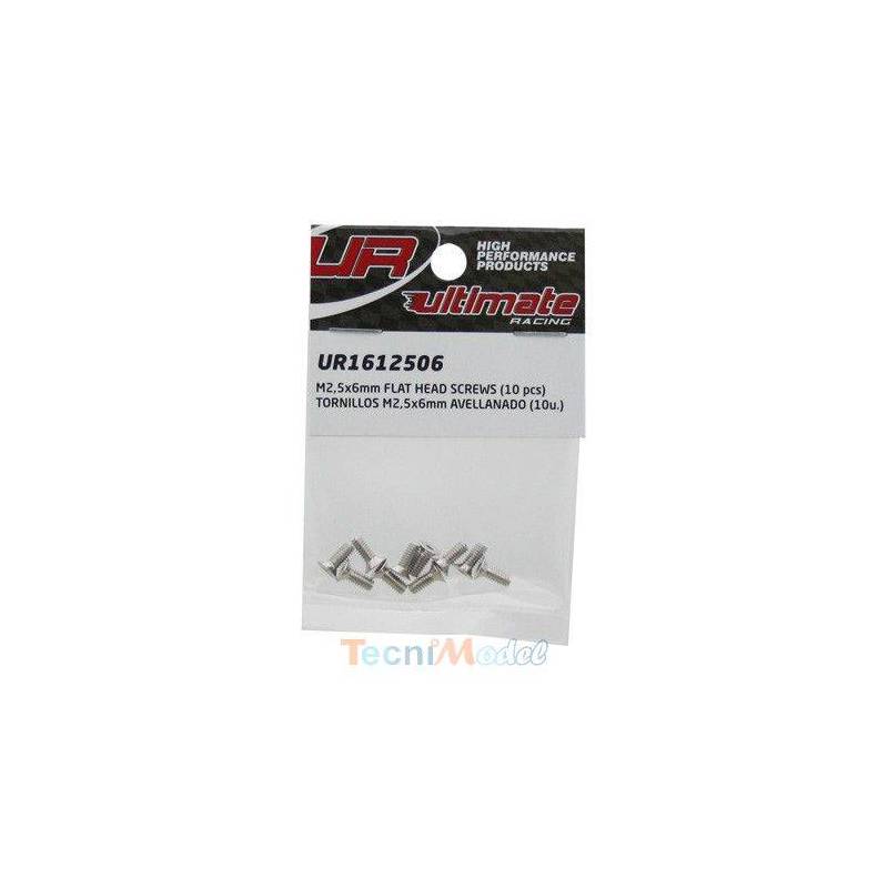 Vis TFHC M2.5x6mm (x10) Acier Zingué MODELIX UR1612506