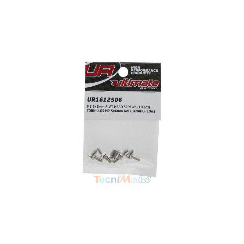 Vis TFHC M2.5x6mm (x10) Acier Zingué MODELIX UR1612506