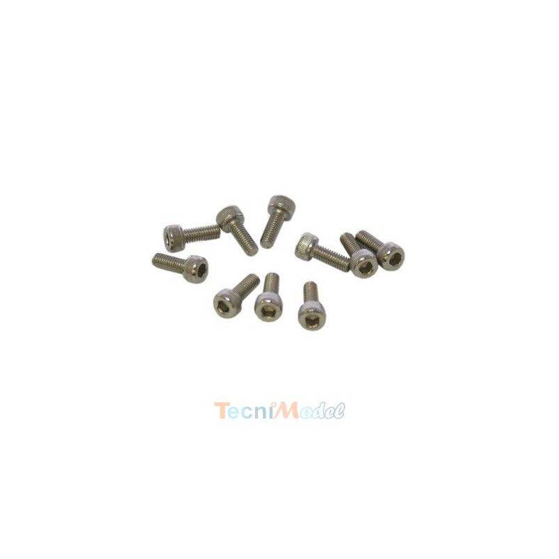 Vis TCHC M3x8mm (x10) Acier Zingué