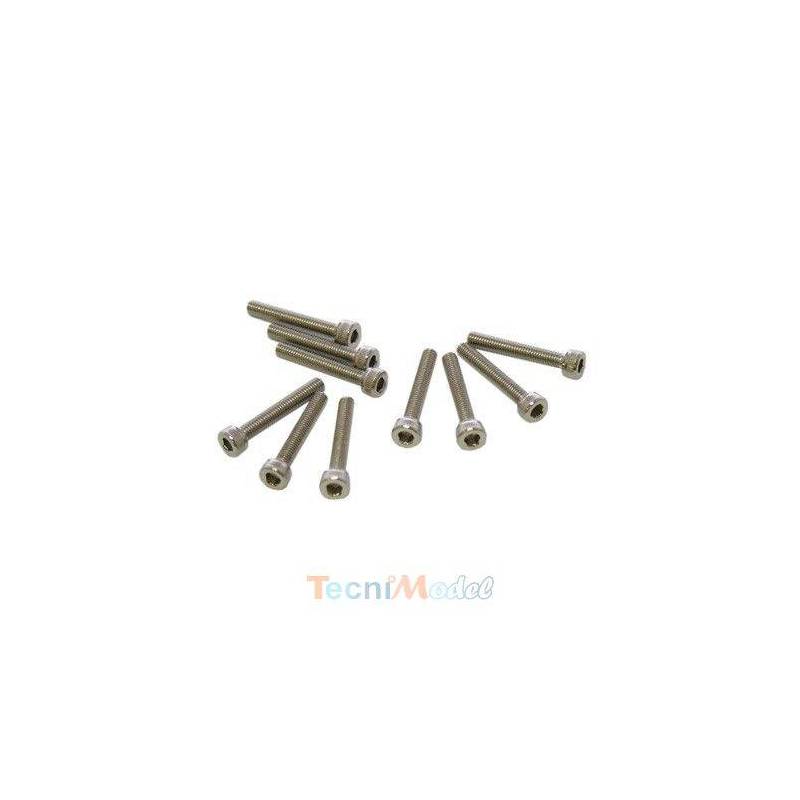 Vis TCHC M3x25mm (x10) Acier Zingué