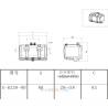 Réservoir Inox 80mm pour Arocs
