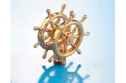 Barre à roue double avec support 25mm en laiton BILLING BOATS BF0086