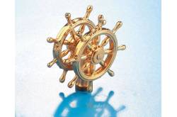 Boat wheel double with 25mm brass bracket BILLING BOATS BF0086