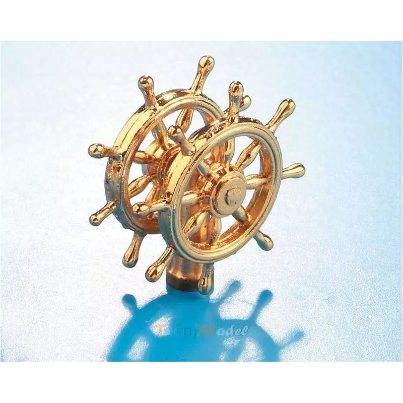 Boat wheel double with 25mm brass bracket BILLING BOATS BF0086