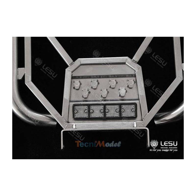 Dual Exhaust for the Rear of a 1/14 Scale RC Truck Cab - LESU G-6248
