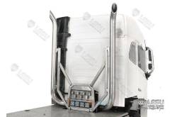Dual Exhaust for the Rear of a 1/14 Scale RC Truck Cab - LESU G-6248