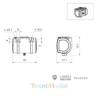 Stainless steel tank 90mm for Volvo 1/14 with step
LESU G-6244-B-90L