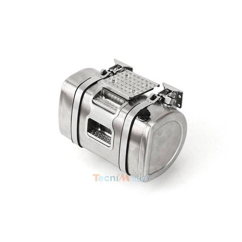 Stainless steel tank 90mm for Volvo 1/14 with step
LESU G-6244-B-90L