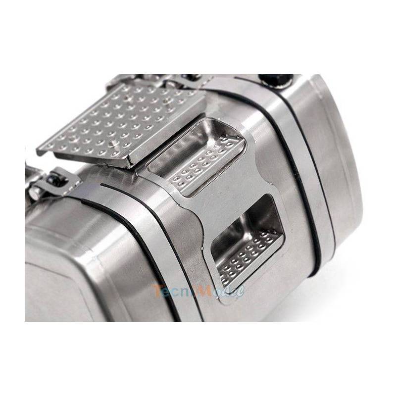 Stainless steel tank 90mm for Volvo 1/14 with step
LESU G-6244-B-90L