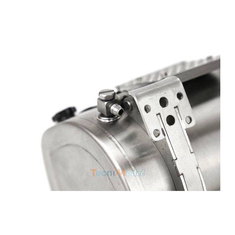 Stainless steel tank 90mm for Volvo 1/14 with step
LESU G-6244-B-90L