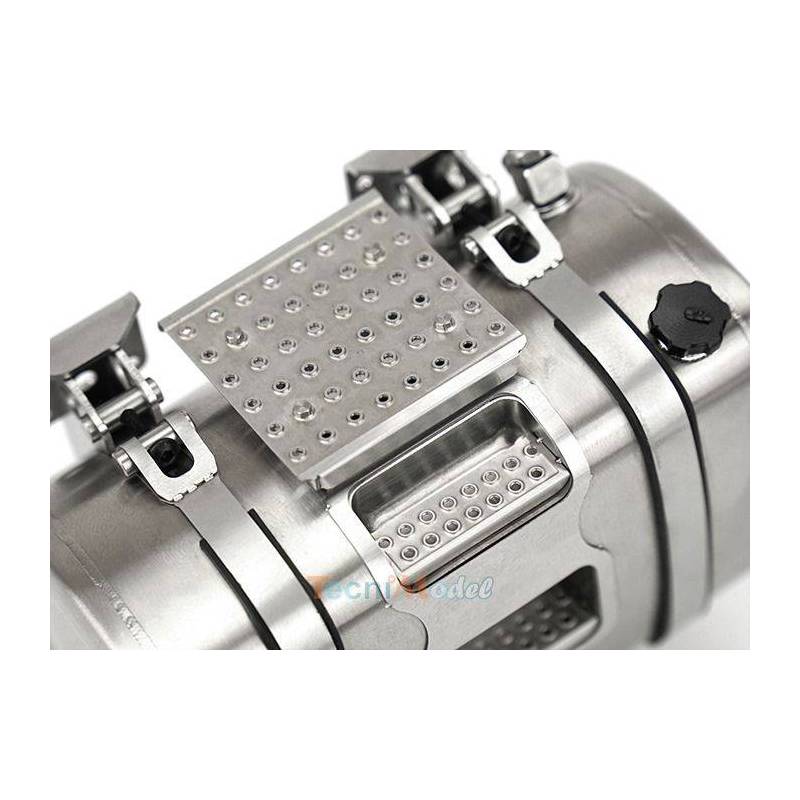 Stainless steel tank 90mm for Volvo 1/14 with step
LESU G-6244-B-90L