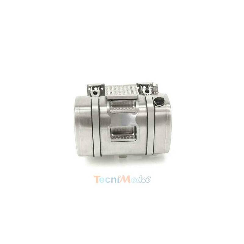 Stainless steel tank 90mm for Volvo 1/14 with step
LESU G-6244-B-90L