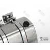 Stainless steel tank 130mm with step for Volvo 1/14 Radio-Controlled Truck