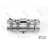 Stainless steel tank 130mm with step for Volvo 1/14 Radio-Controlled Truck