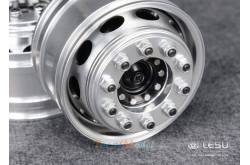 Paire de jantes alu avant larges Noires LESU
