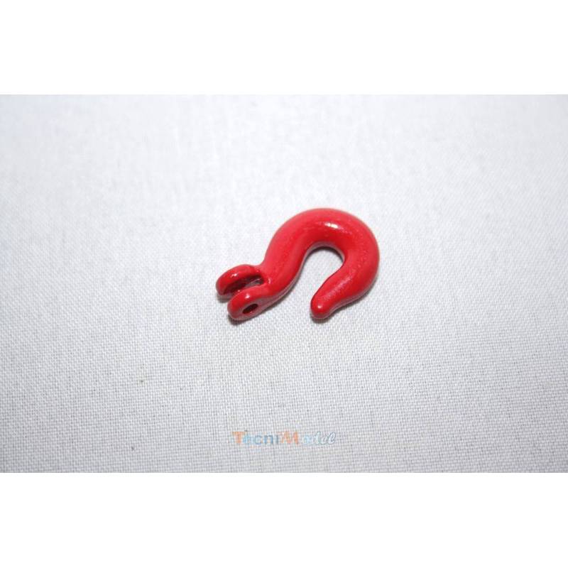 2 Crochets rouges en métal CRSP003