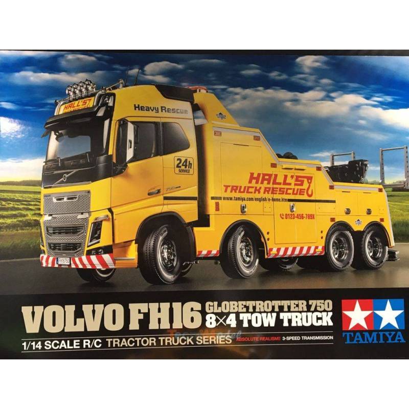 Tamiya RC 1/14 Tow Truck Volvo FH16 Globetrotter 750 8x4 56362