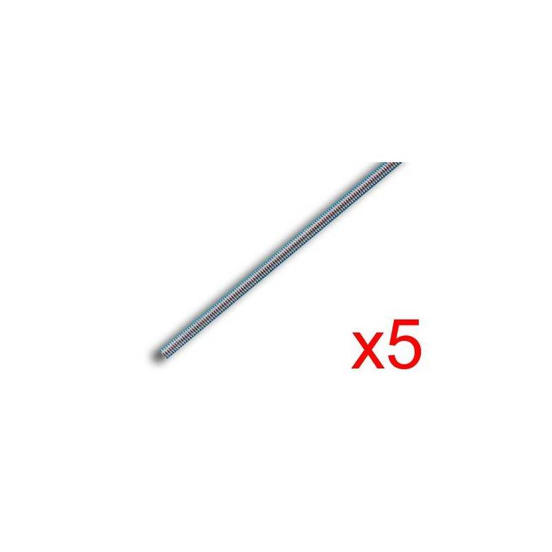 10 tiges filetées acier M2 200mm