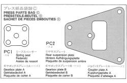 Sachet de pièces embouties C pour King Hauler et Globe Liner