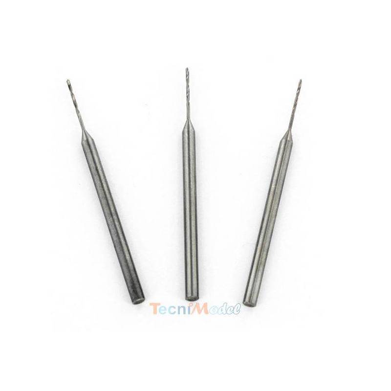 Set of 3 Ø2.0mm DRILLS with Ø2.35mm SHANK