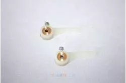 2 Palonniers nylon pour axe de Ø3mm - A2Pro 4557