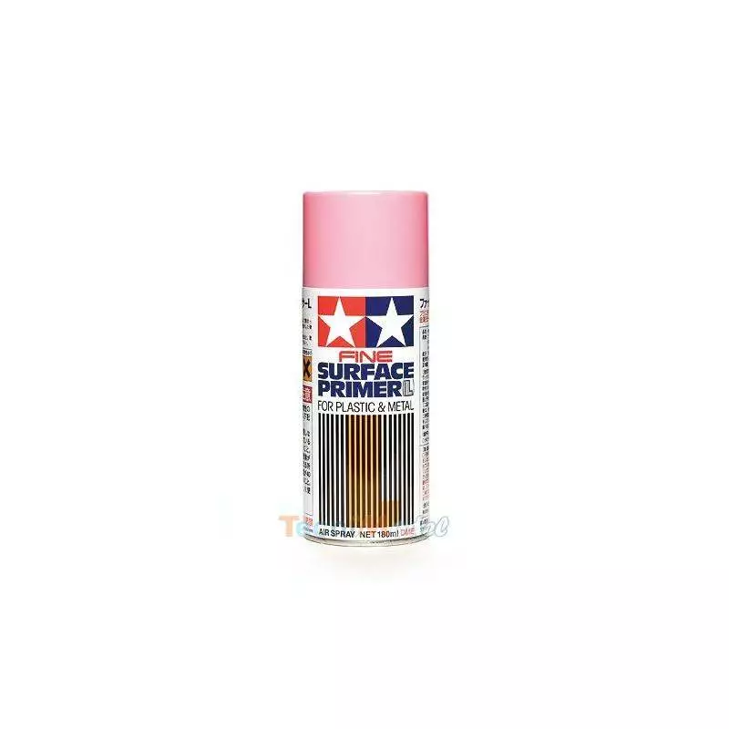 Fine Surface Primer L for Plastic & Metal (Pink)