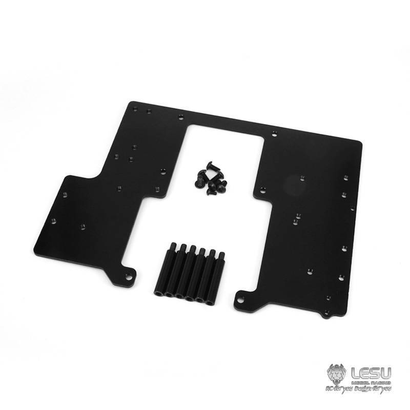 Plancher de cabine en aluminium pour Arocs Tamiya 1/14 (Hauteur standard : 25,5mm) - LESU G-6163-A