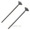 Meules pointes de meule en carbure de silicium Ø 8,0 axe 2,35 mm