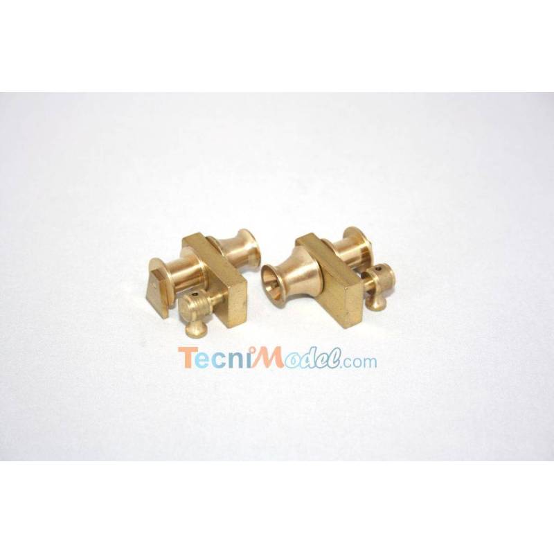 2 Treuils laiton 25x32mm Billing-Boats BF-0474