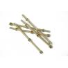 5 Rail stanchions 2-hole brass 39mm