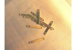 10 Brass chainplates 20mm