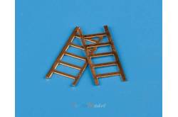 2 Echelles en laiton 18x45mm