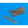 5 Echelles en laiton 12x55mm