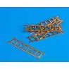 5 Echelles en laiton 12x55mm BILLING BOATS BF-0714