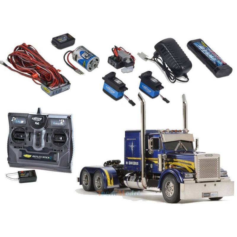 Camion Tamiya Grand Hauler + Truck-Set Carson