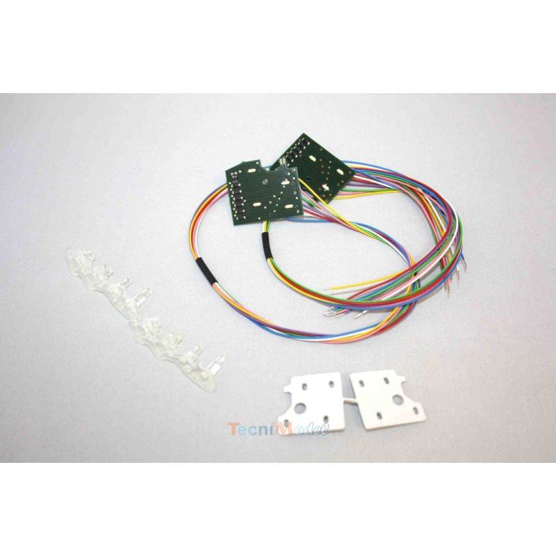 (Voir 191591) 2 Platines de leds pour feux avant Scania 7.2v