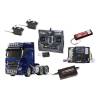 Pack Complet Mercedes Actros 6x4 3363 1/14 Tamiya 56354 avec module lumières et sons