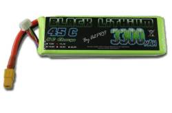 Lipo Battery Black Lithium 3300mAh 35C 3S XT60