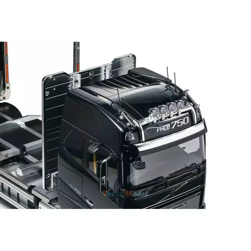 Camion RC Tamiya Volvo FH16 Globetrotter 750 6×4 Grumier 1/14 à monter et à peindre 56360