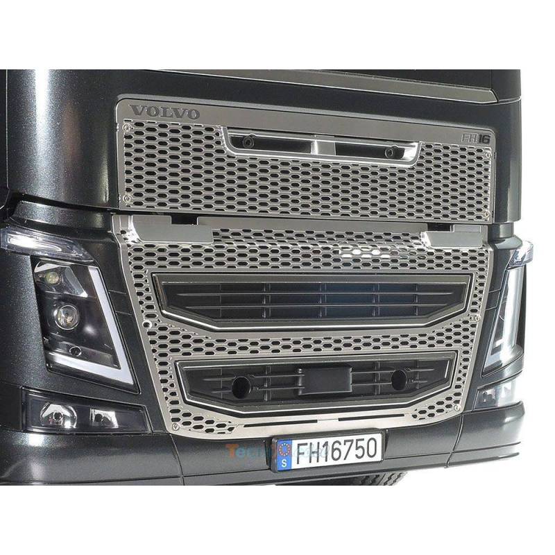 Camion RC Tamiya Volvo FH16 Globetrotter 750 6×4 Grumier 1/14 à monter et à peindre 56360