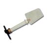 Gouvernail inox pour racers 35x47mm