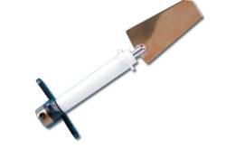 Stainless steel rudder for racers 22x40mm