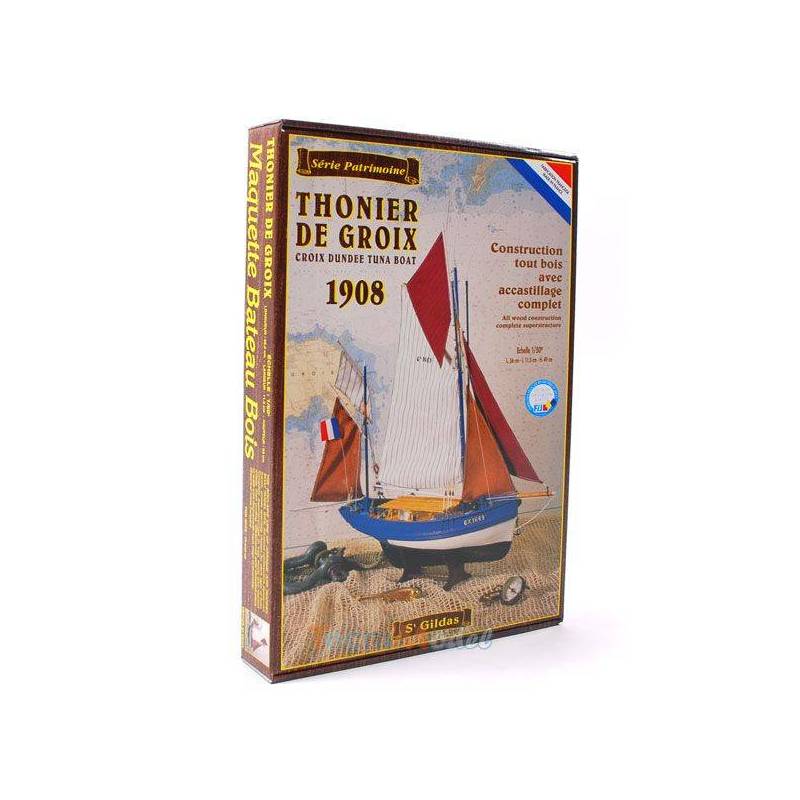 SAINT GILDAS Tuna boat from Groix 1/50 Kit by SOCLAINE SG1020