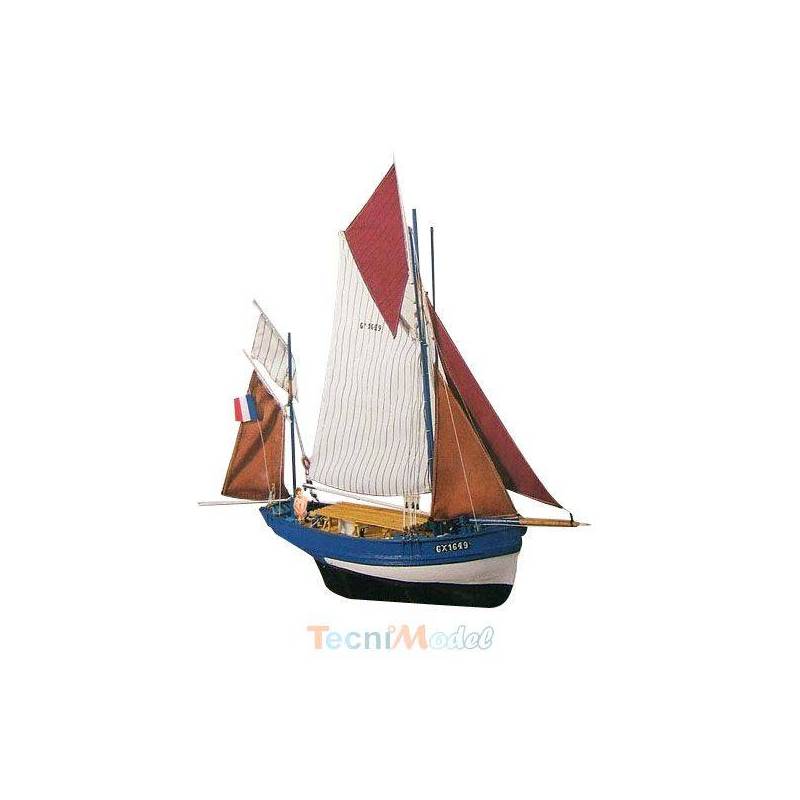 SAINT GILDAS Tuna boat from Groix 1/50 Kit by SOCLAINE SG1020