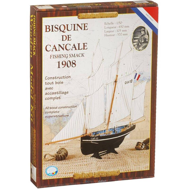 PETREL Bisquine fishing boat from Cancale kit by Soclaine