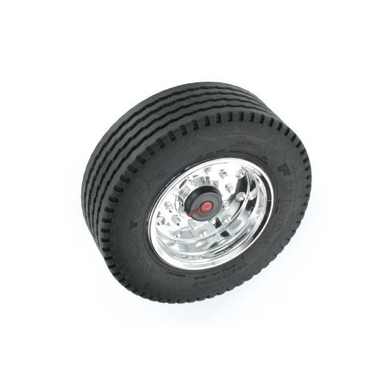 2 SAF miniature hub caps for 1/14" trailer Carson 500907370